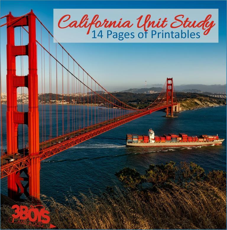 Discounted California State Unit Study