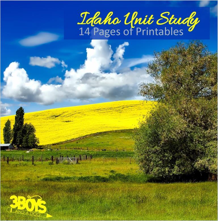 Idaho State Unit Study