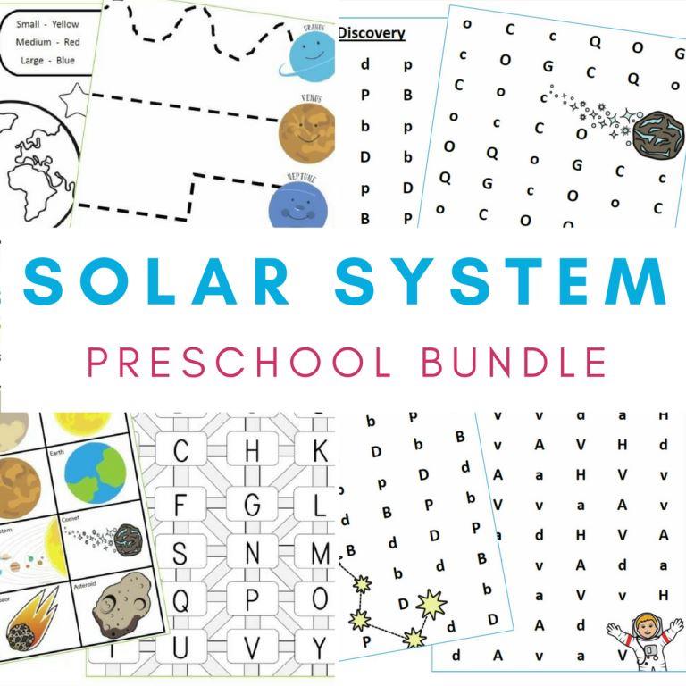 Preschool Solar System Bundle