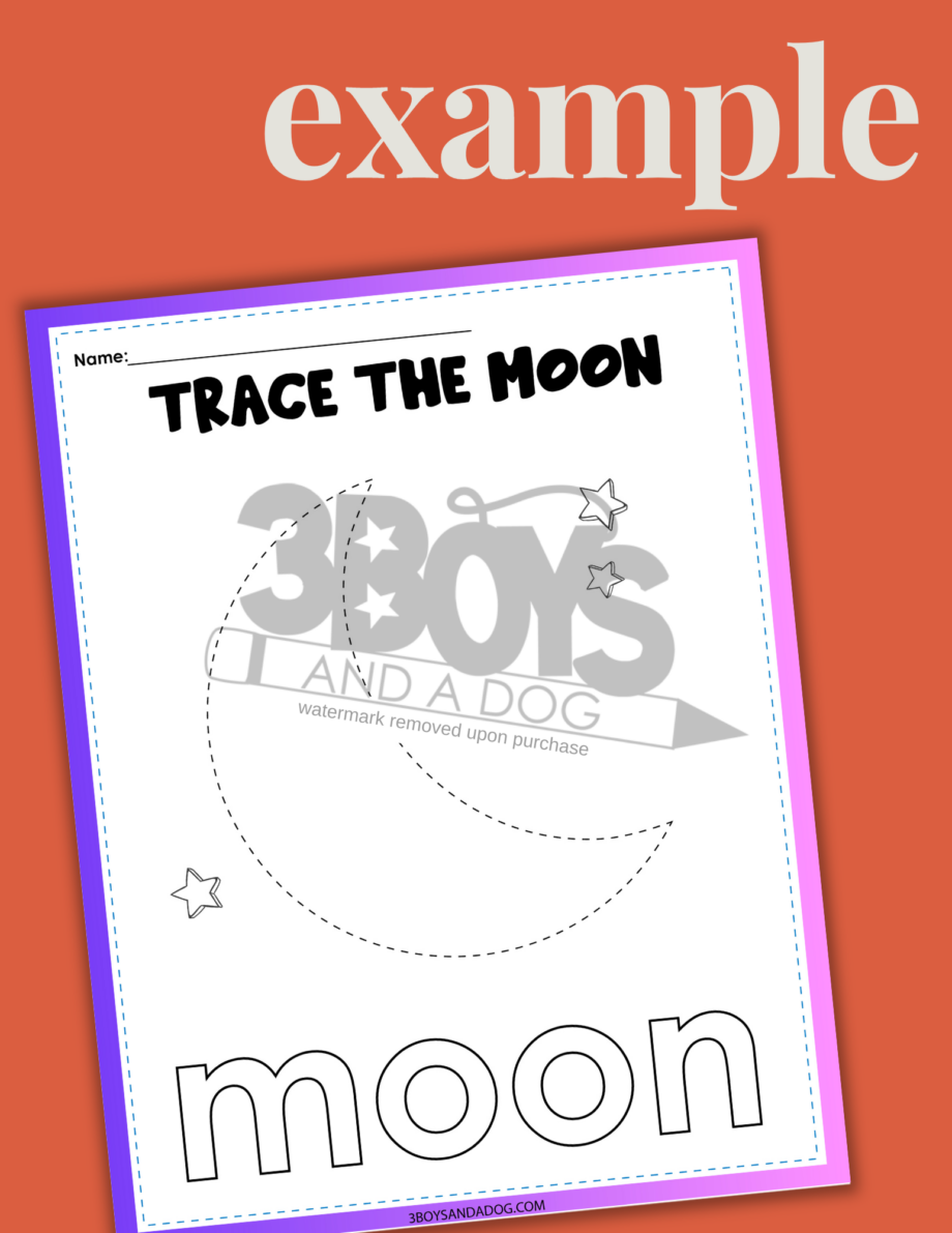 The Moon Activity Sheets