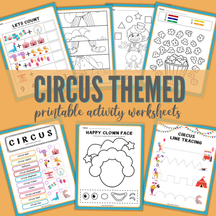 Circus Printable Activities