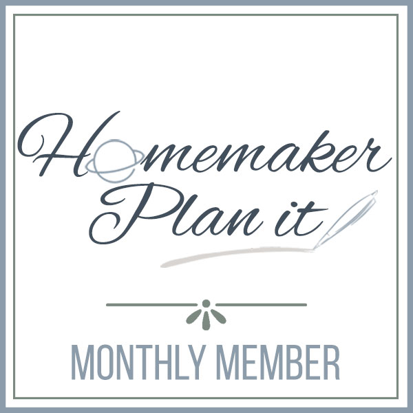 Homemaker Plan It – Monthly