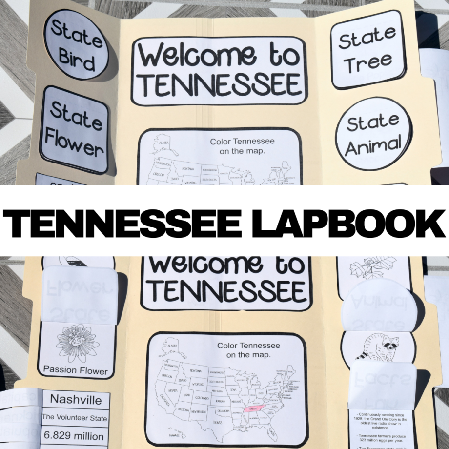 Tennessee Lapbook Elements