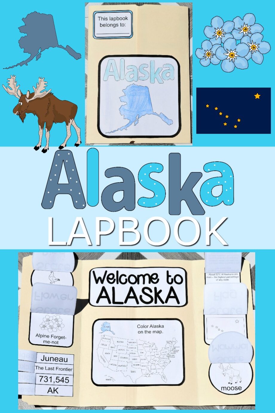 Alaska Lapbook Elements