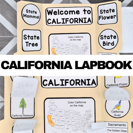 California Lapbook Elements