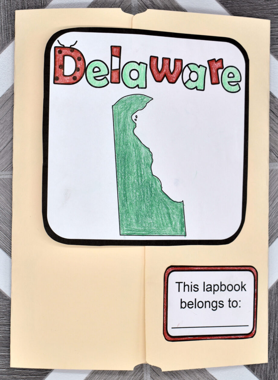 Delaware Lapbook Elements