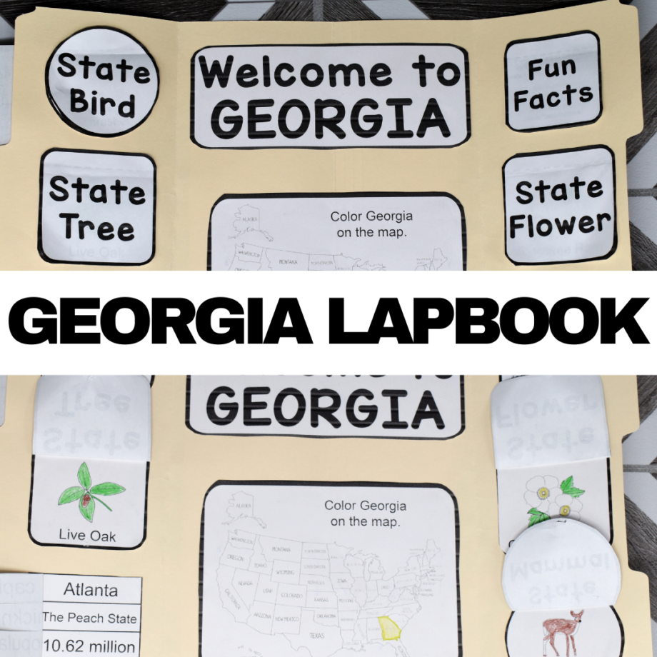 Georgia Lapbook Elements