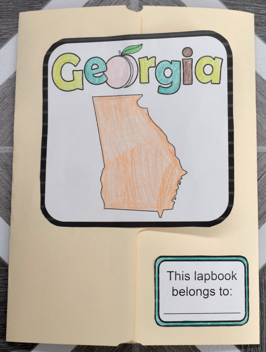 Georgia Lapbook Elements
