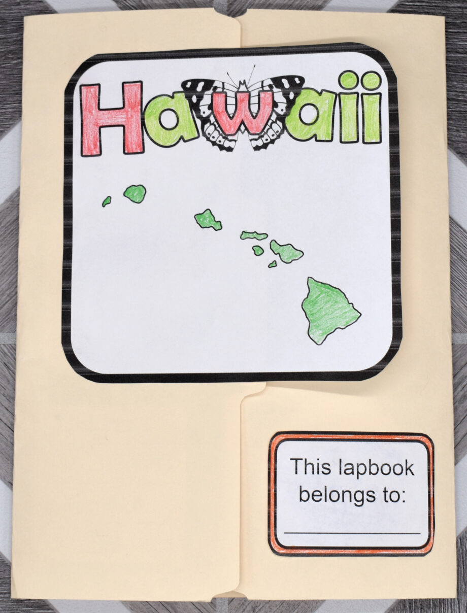 Hawaii Lapbook Elements