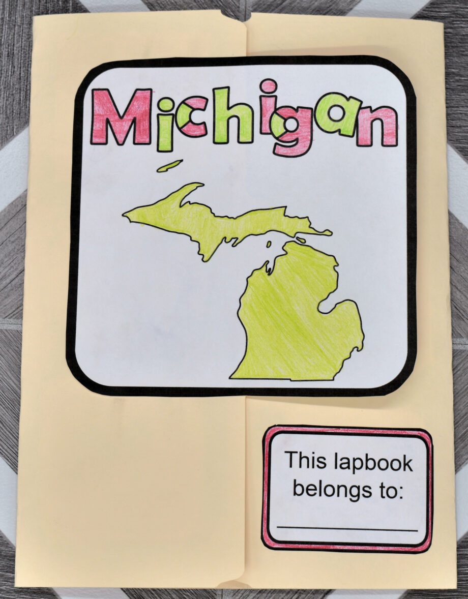 Michigan Lapbook Elements