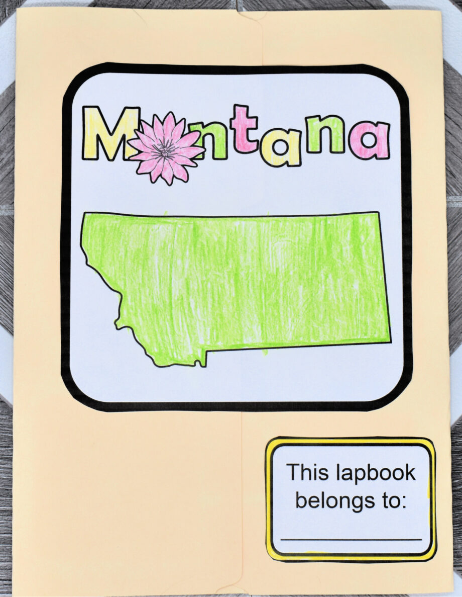 Montana Lapbook Elements