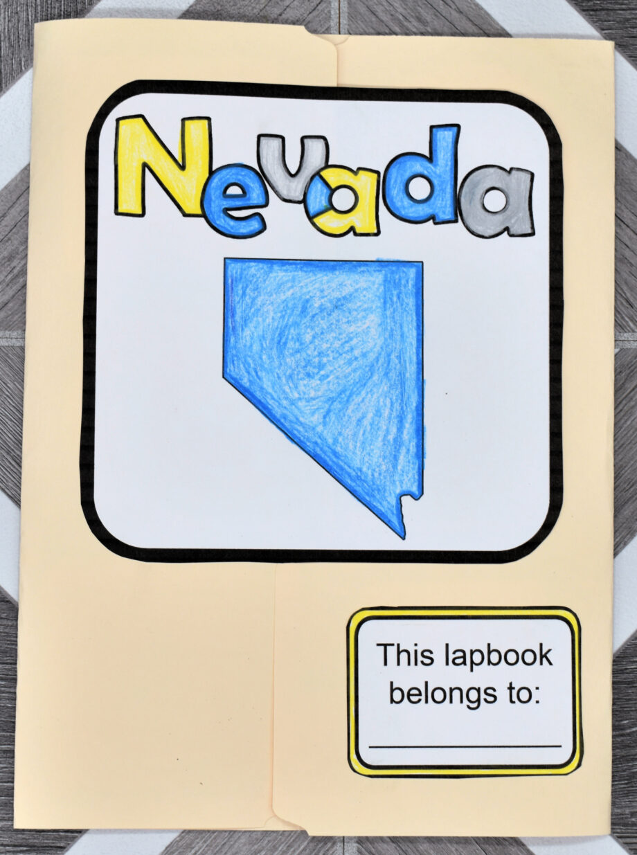Nevada Lapbook Elements