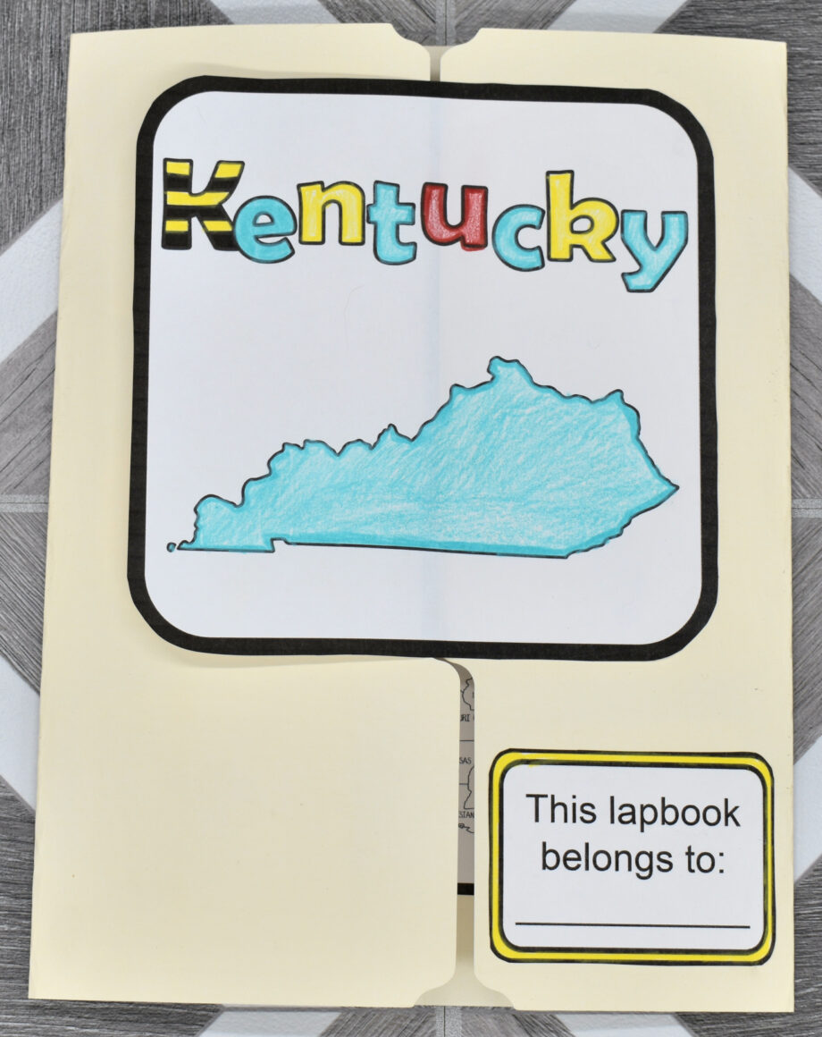 Kentucky Lapbook Elements