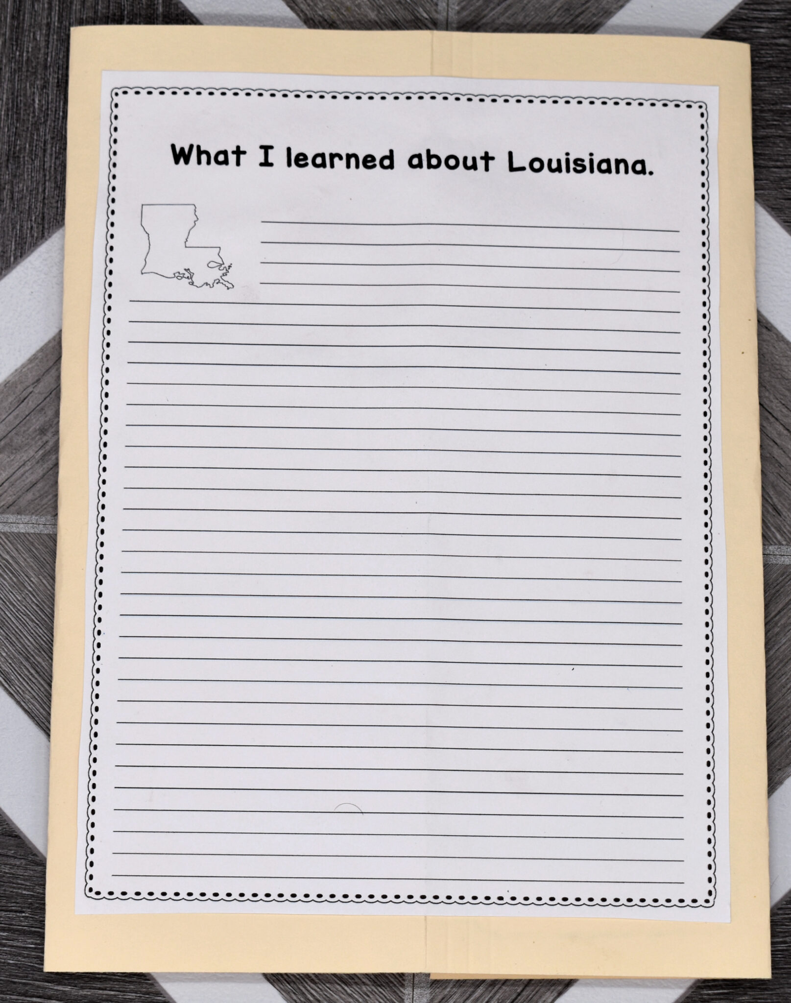 Louisiana Lapbook Elements - 3 Boys and a Dog, Shop