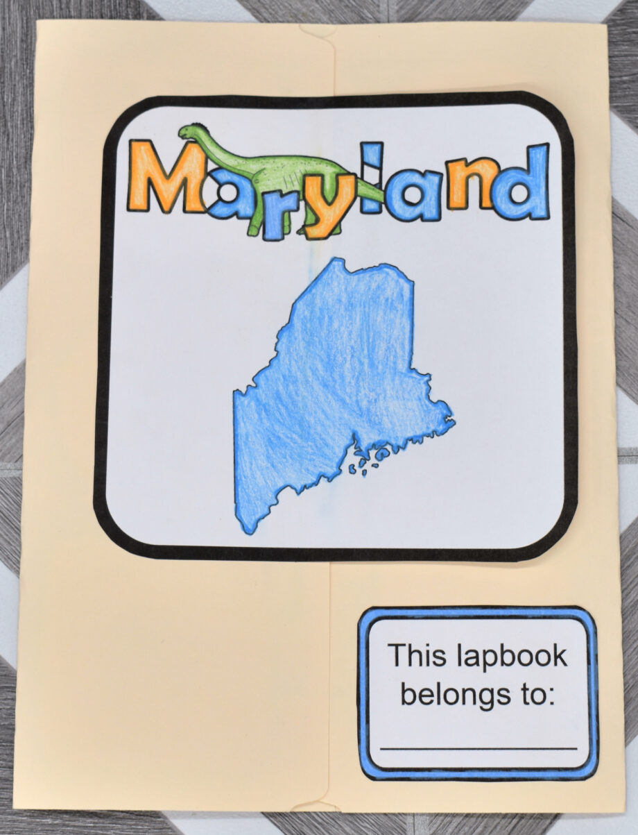 Maryland Lapbook Elements