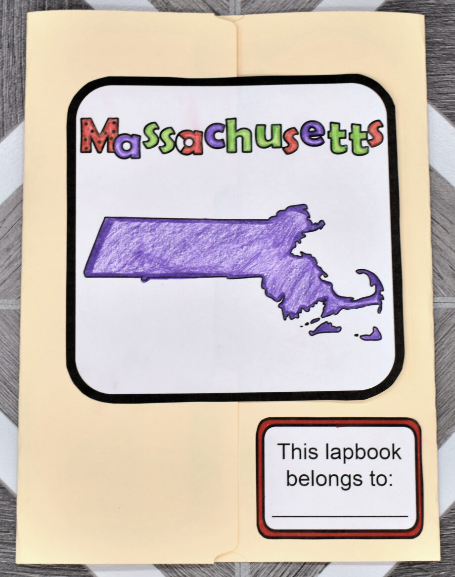 Massachusetts Lapbook Elements