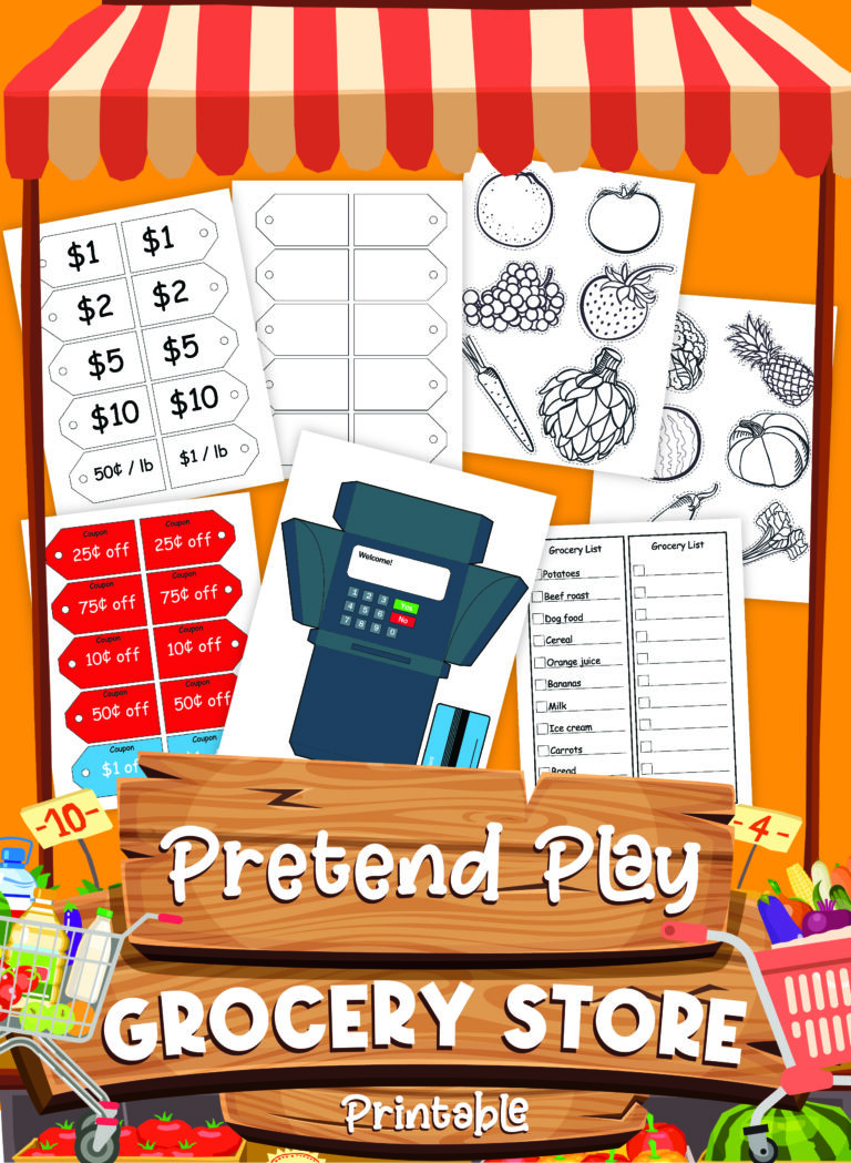 Pretend Play Grocery Store - 3 Boys and a Dog, Shop
