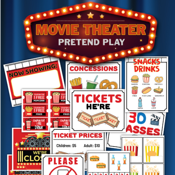 Pretend Play Movie Theater - 3 Boys and a Dog, Shop