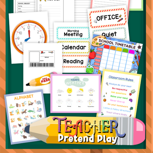 Pretend Play School Teacher - 3 Boys and a Dog, Shop