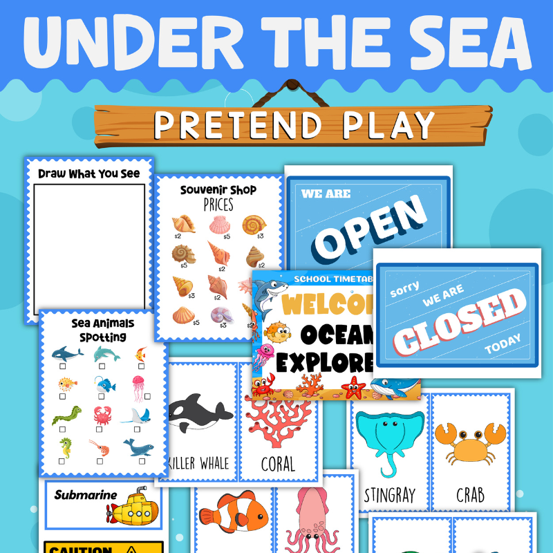 Pretend Play Under The Sea
