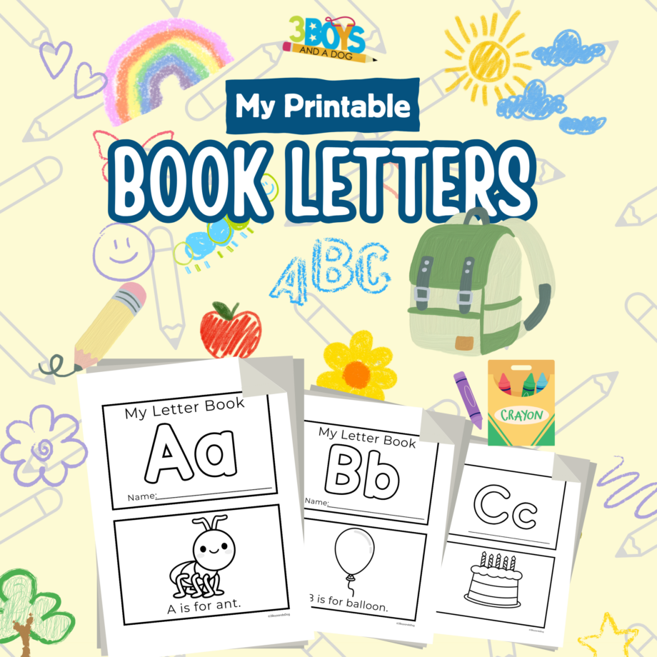 My Printable Book Letters