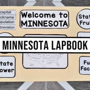 Minnesota Lapbook Elements