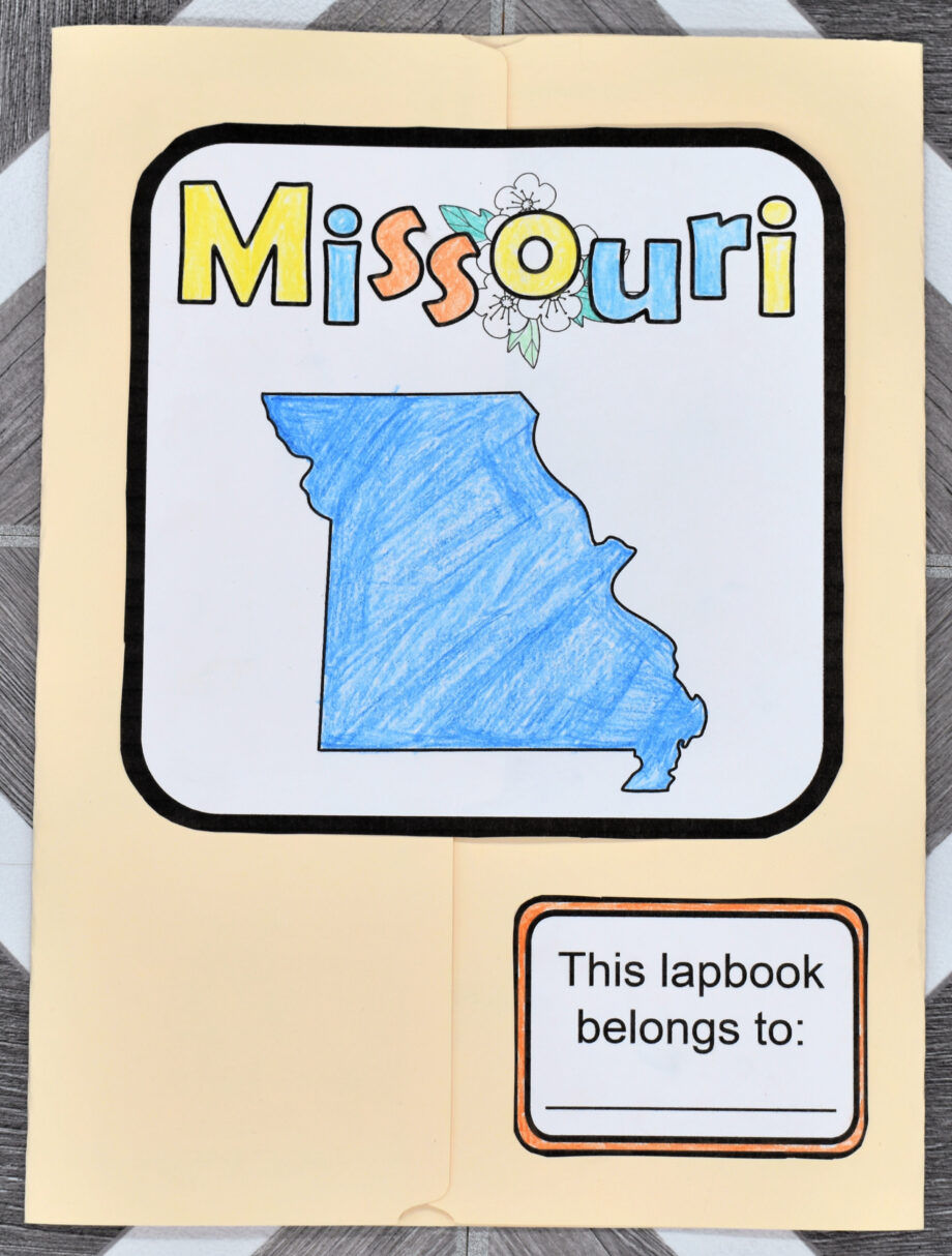 Missouri Lapbook Elements