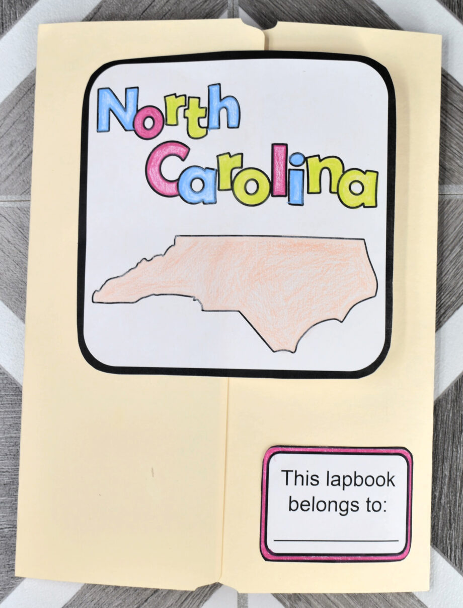 North Carolina Lapbook Elements
