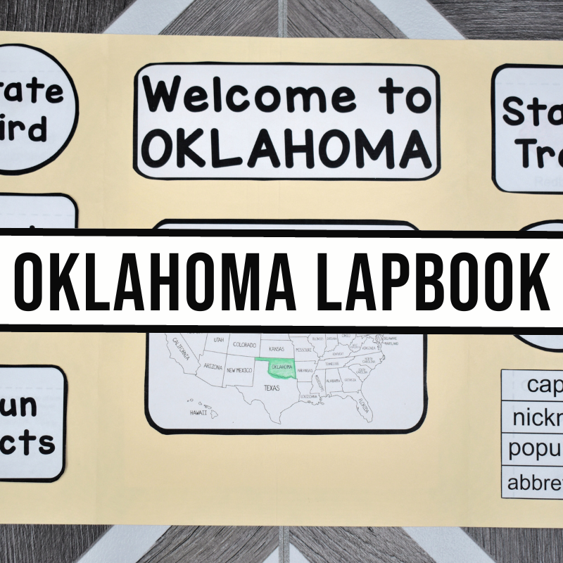 Oklahoma Lapbook Elements