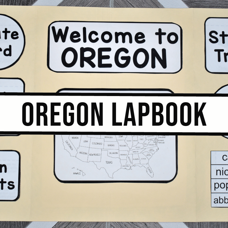 Oregon Lapbook Elements