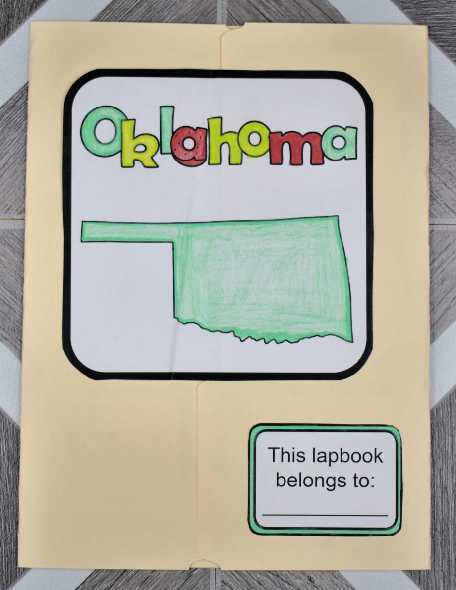 Oklahoma Lapbook Elements
