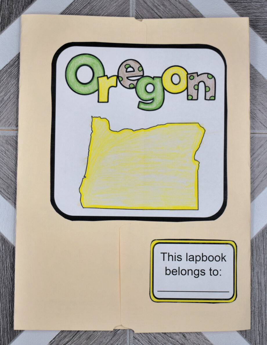 Oregon Lapbook Elements