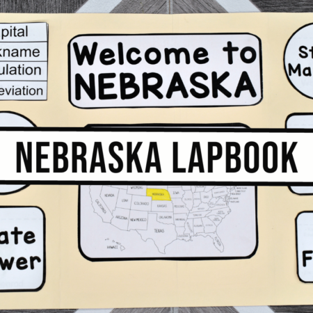 Nebraska Lapbook Elements