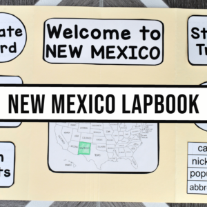 New Mexico Lapbook Elements