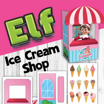 Pretend Play Elf Ice Cream Shop