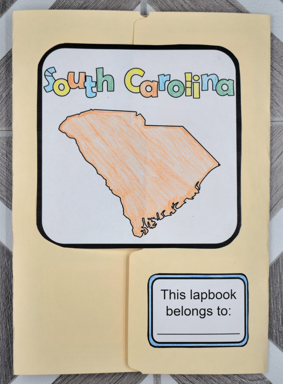 South Carolina Lapbook Elements