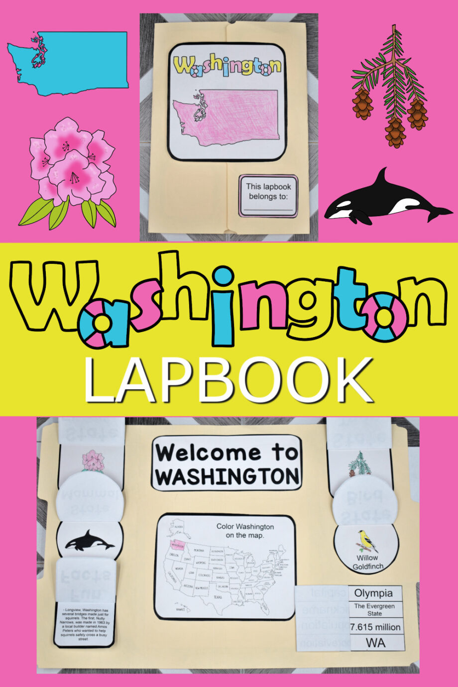 Washington Lapbook Elements
