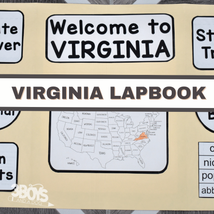 Virginia Lapbook Elements