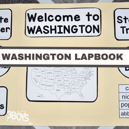 Washington Lapbook Elements