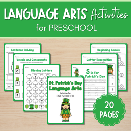 Saint Patrick’s Day Language Arts Worksheets