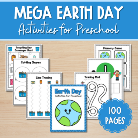 MEGA Earth Day Preschool Activity Pack