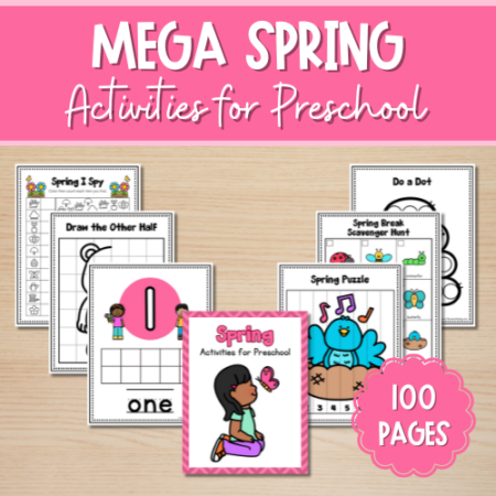 MEGA Spring Preschool Activity Pack
