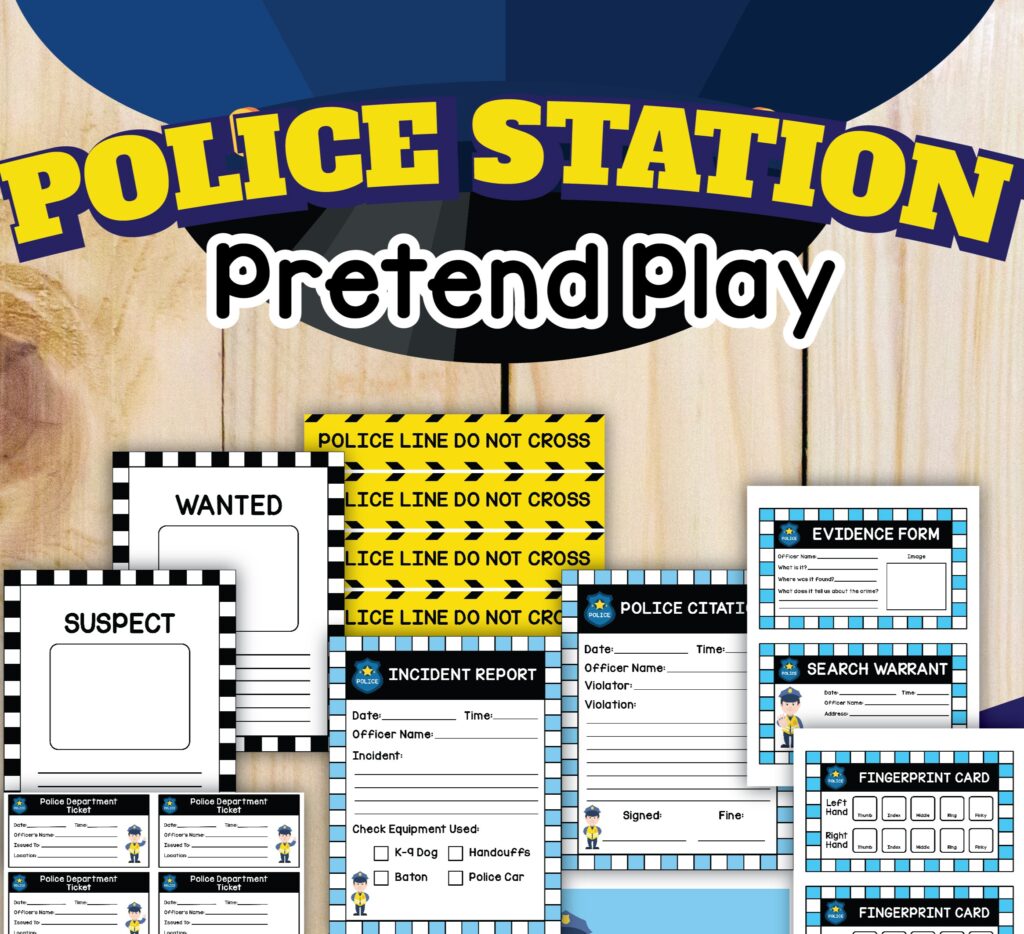 Pretend Play Police Station - 3 Boys and a Dog, Shop